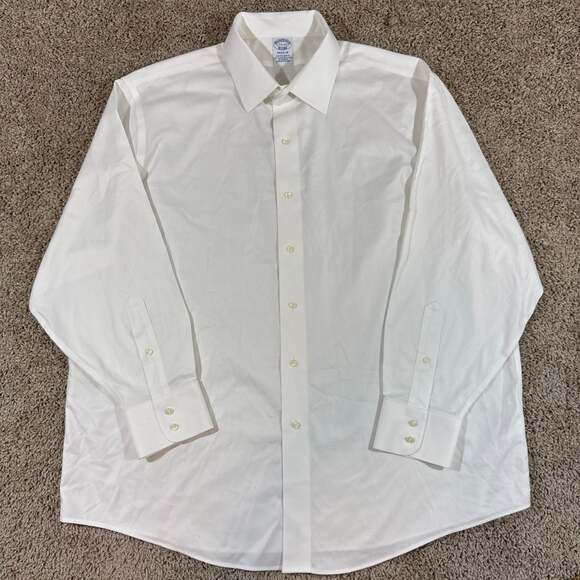 Brooks Brothers Other - Brooks Brothers Regular Fit Non-Iron Supima Cotton Dress Shirt - Size 17.5-33